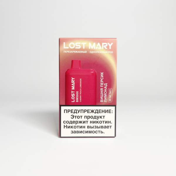 Lost Mary BM 5000 Вишня персик лимонад