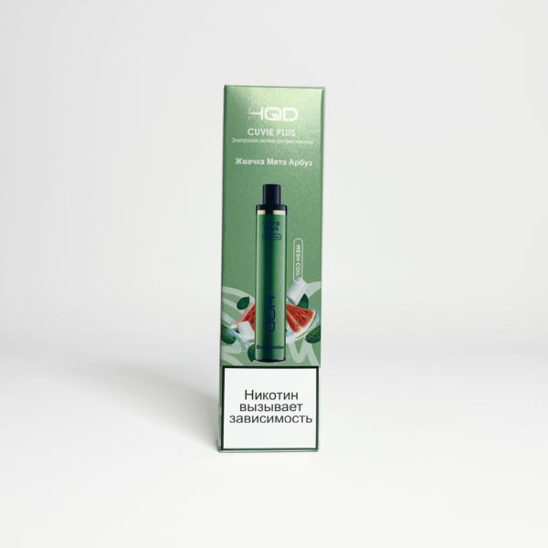 HQD Cuvie plus 1200 Жвачка мята арбуз
