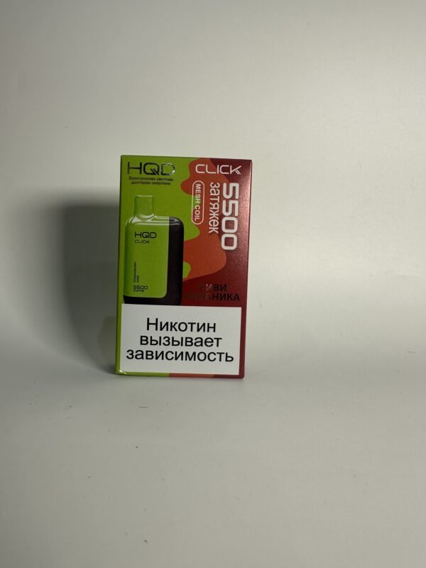 HQD Click 5500 устройство и картридж Киви клубника